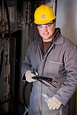 Worker At Lock 8